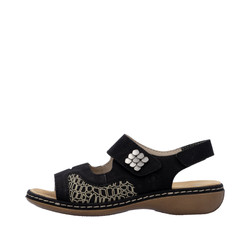 Sandały RIEKER 65989 Black
