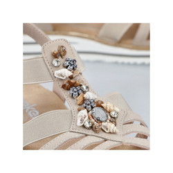 Sandały RIEKER V0649/62 Beige