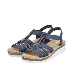 Sandały RIEKER V1206 Blau