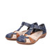 Sandały RIEKER M1655 blau kombi