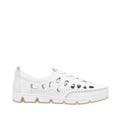 Półbuty RIEKER 49956 White