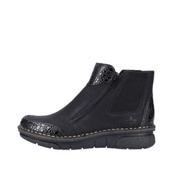 Botki RIEKER 73355 Schwarz