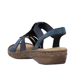 Sandały RIEKER 628G7 Blau