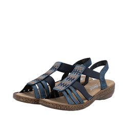 Sandały RIEKER 628G7 Blau