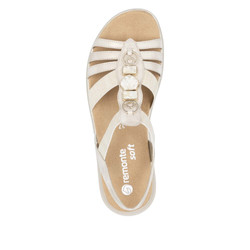 Sandały REMONTE D1J60 Gold