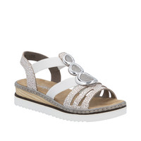 Sandały RIEKER 679L4 weiss