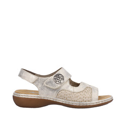 Sandały RIEKER 65989 Beige