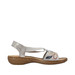 Sandały RIEKER 608B4 metallic