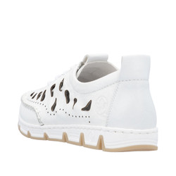 Półbuty RIEKER 49956 White