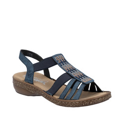 Sandały RIEKER 628G7 Blau