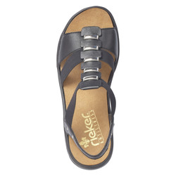 Sandały RIEKER 64580 black