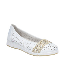 Baleriny RIEKER L3062 Weiss