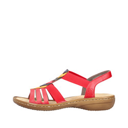 Sandały RIEKER 60804 Rot
