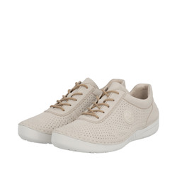 Półbuty RIEKER 52546 Beige