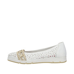 Baleriny RIEKER L3062 Weiss