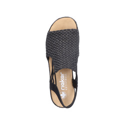 Sandały RIEKER 62941 schwarz