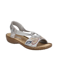 Sandały RIEKER 608B4 metallic