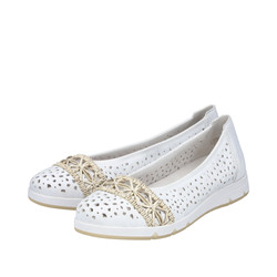 Baleriny RIEKER L3062 Weiss