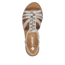 Sandały RIEKER V3822 metallic