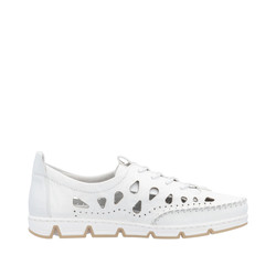 Półbuty RIEKER 49956 White
