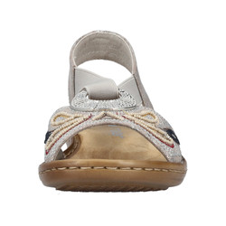 Sandały RIEKER 608B4 metallic