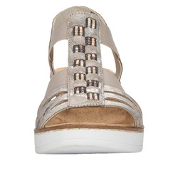 Sandały RIEKER V3822 metallic