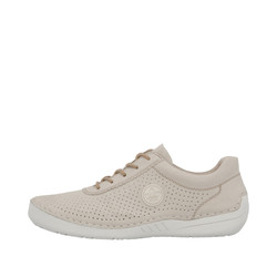 Półbuty RIEKER 52546 Beige