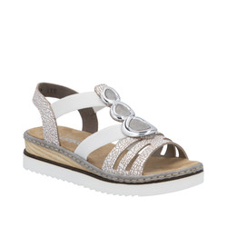 Sandały RIEKER 679L4 weiss