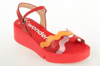 Sandały WONDERS B-7943 ROJO